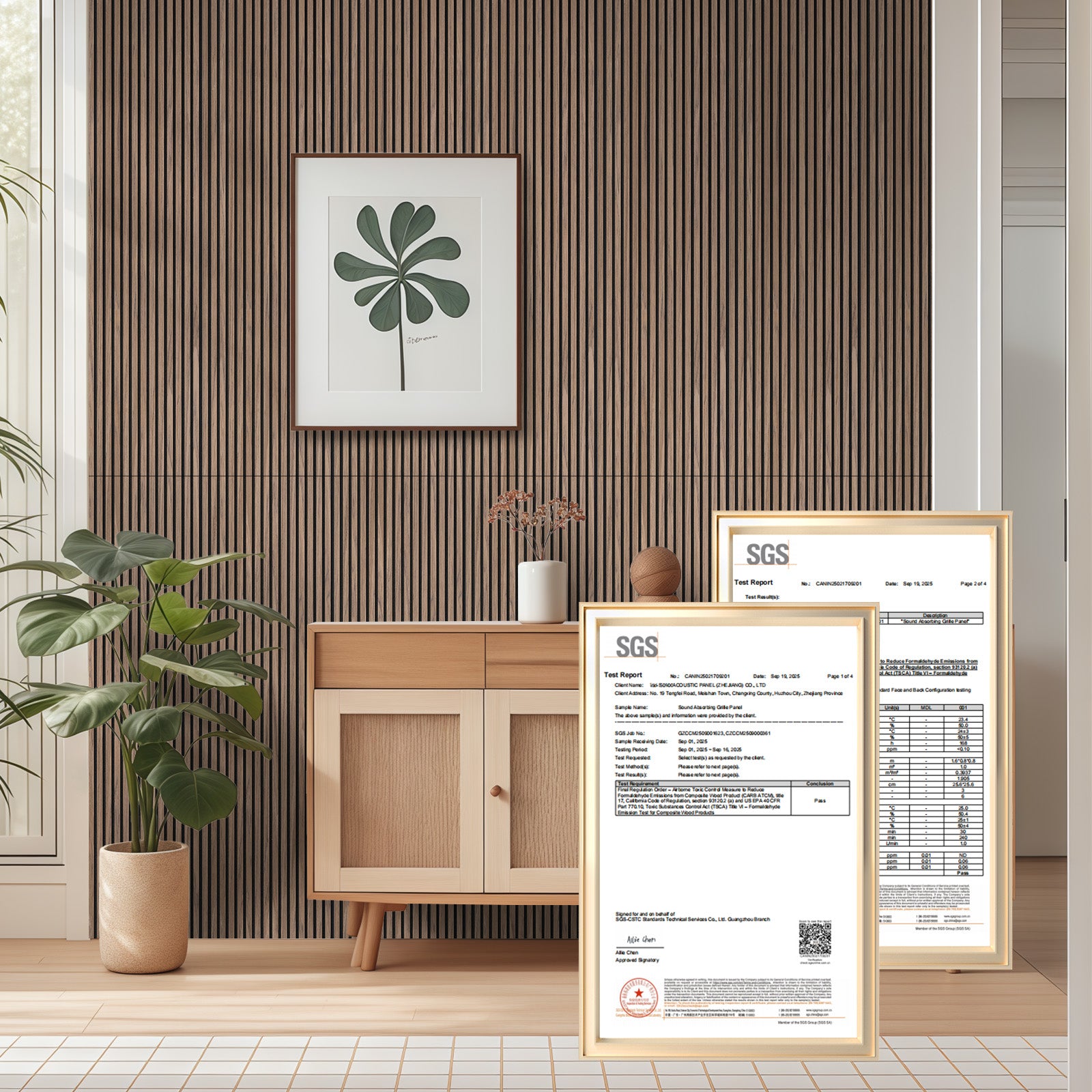 Acoustic Wood Slat Wall Panels