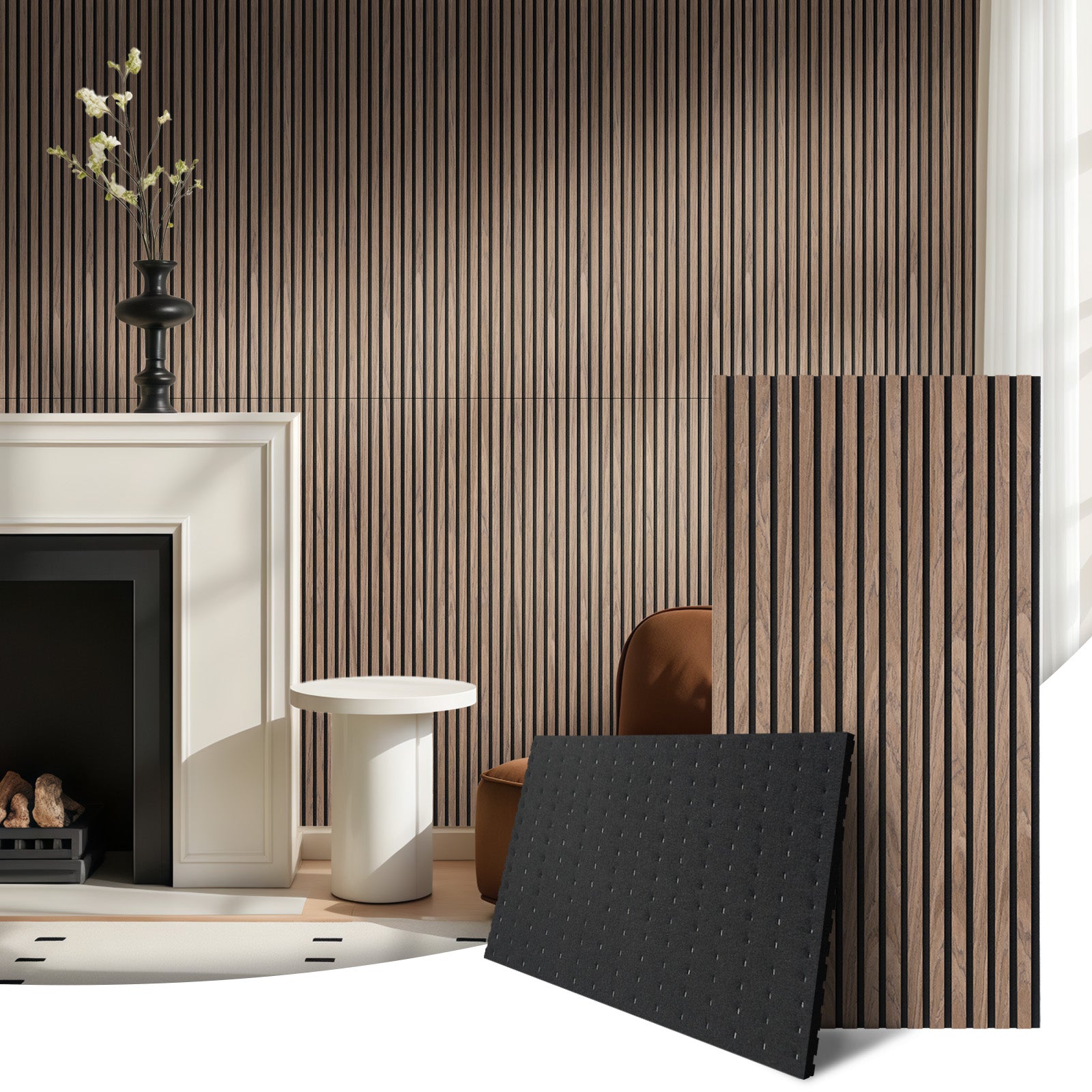 Acoustic Wood Slat Wall Panels
