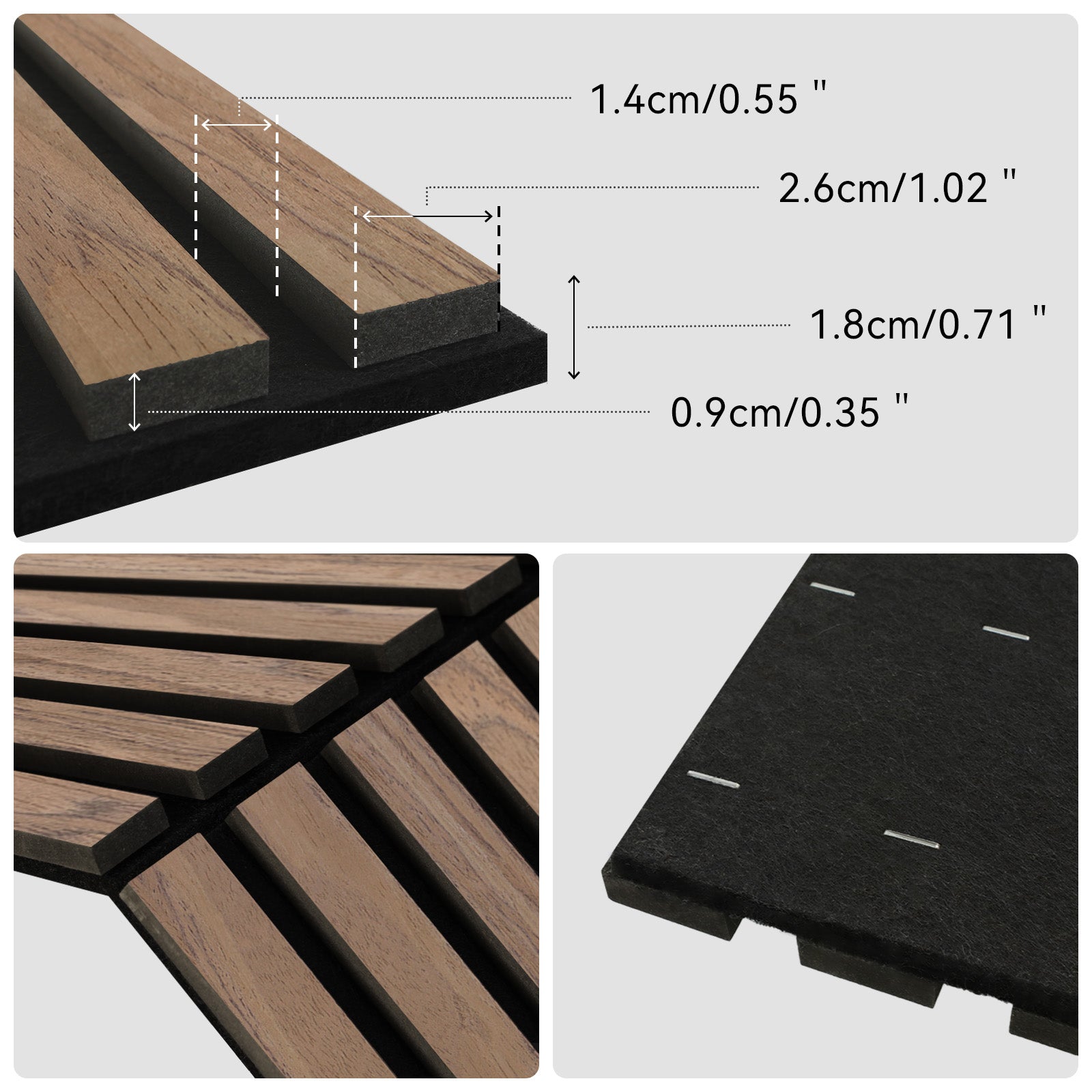 Folding Wood Veneer Acoustic Wall Panel